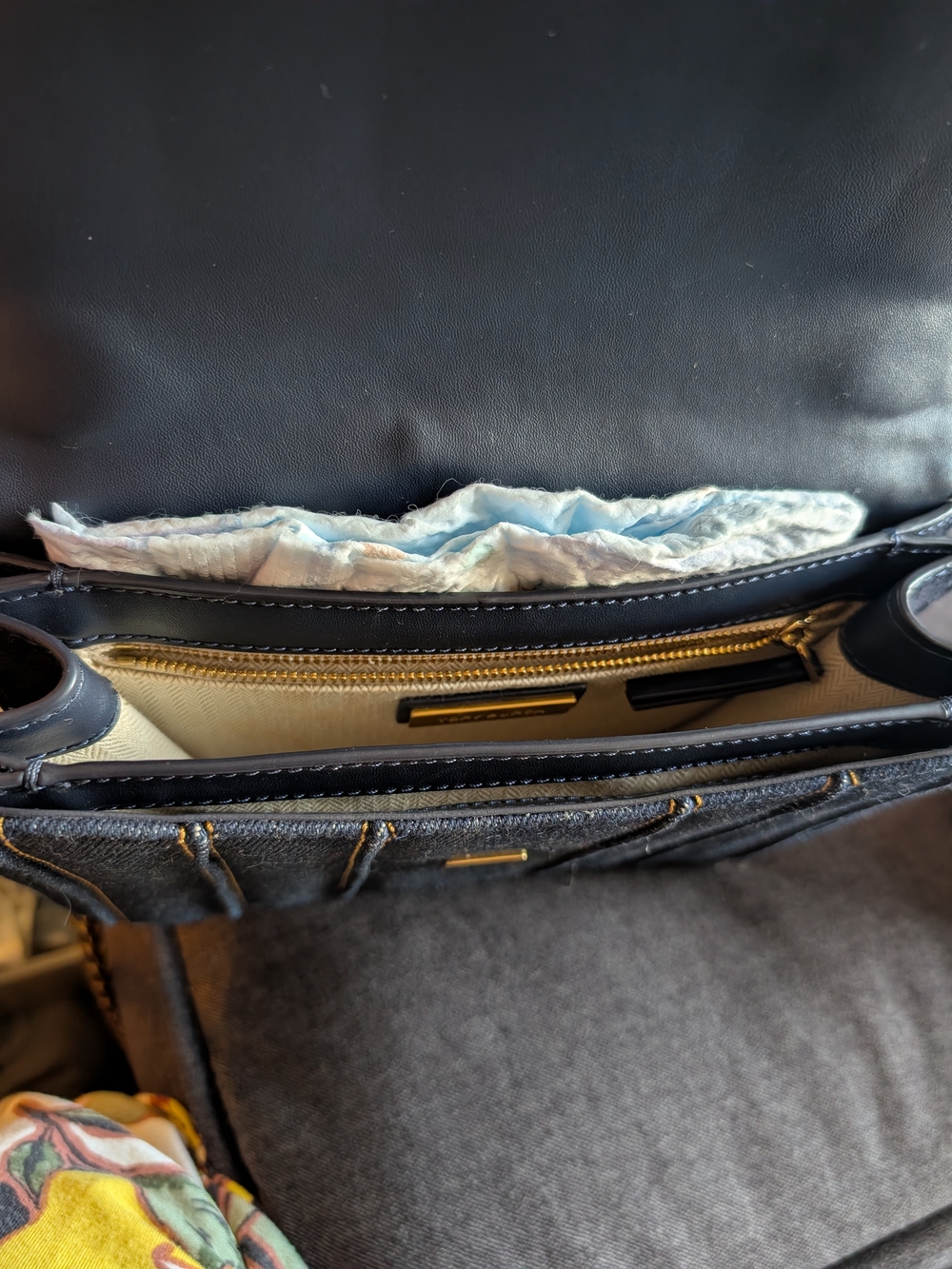 Tory Burch Denim Kira Shoulder Bag - Picture 13 of 13